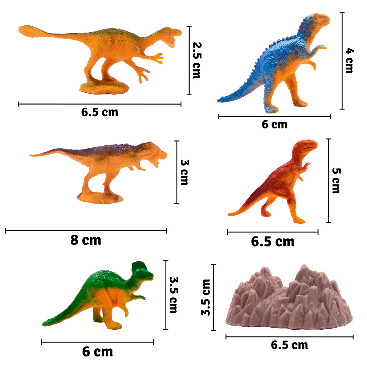 Set Figuras Dinosaurios X8 GM1911-121 - Imagen 5