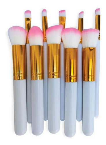 Kit 10 Brochas Kabuki Profesion