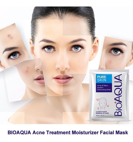 MASCARA DE VELO ANTI ACNÉ BIOAQUA BIOTEZ