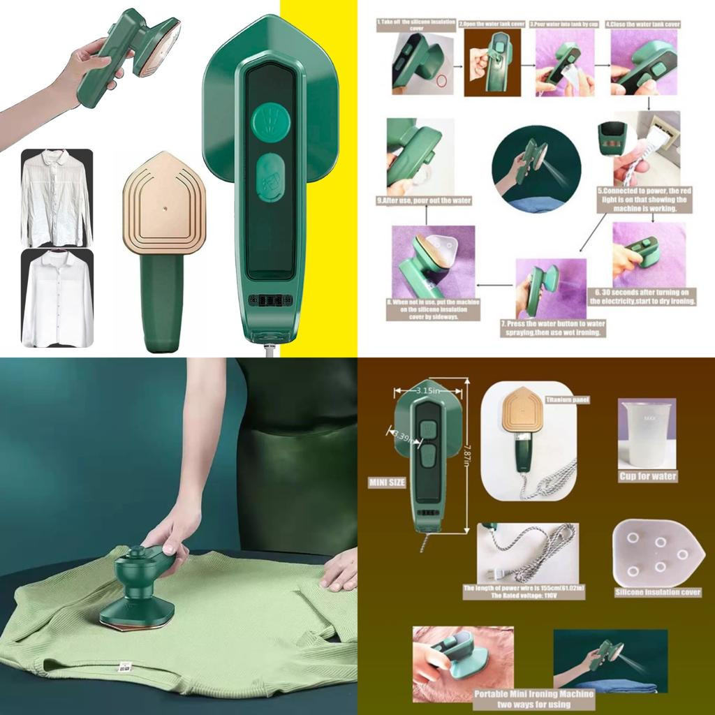 MINI PLANCHA A VAPOR VIAJERA 17710C