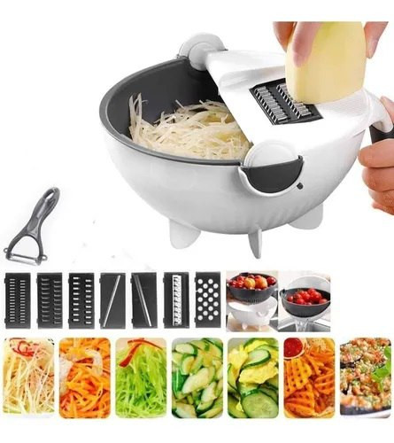 RALLADOR DE VERDURAS CON CESTA HÚMEDA