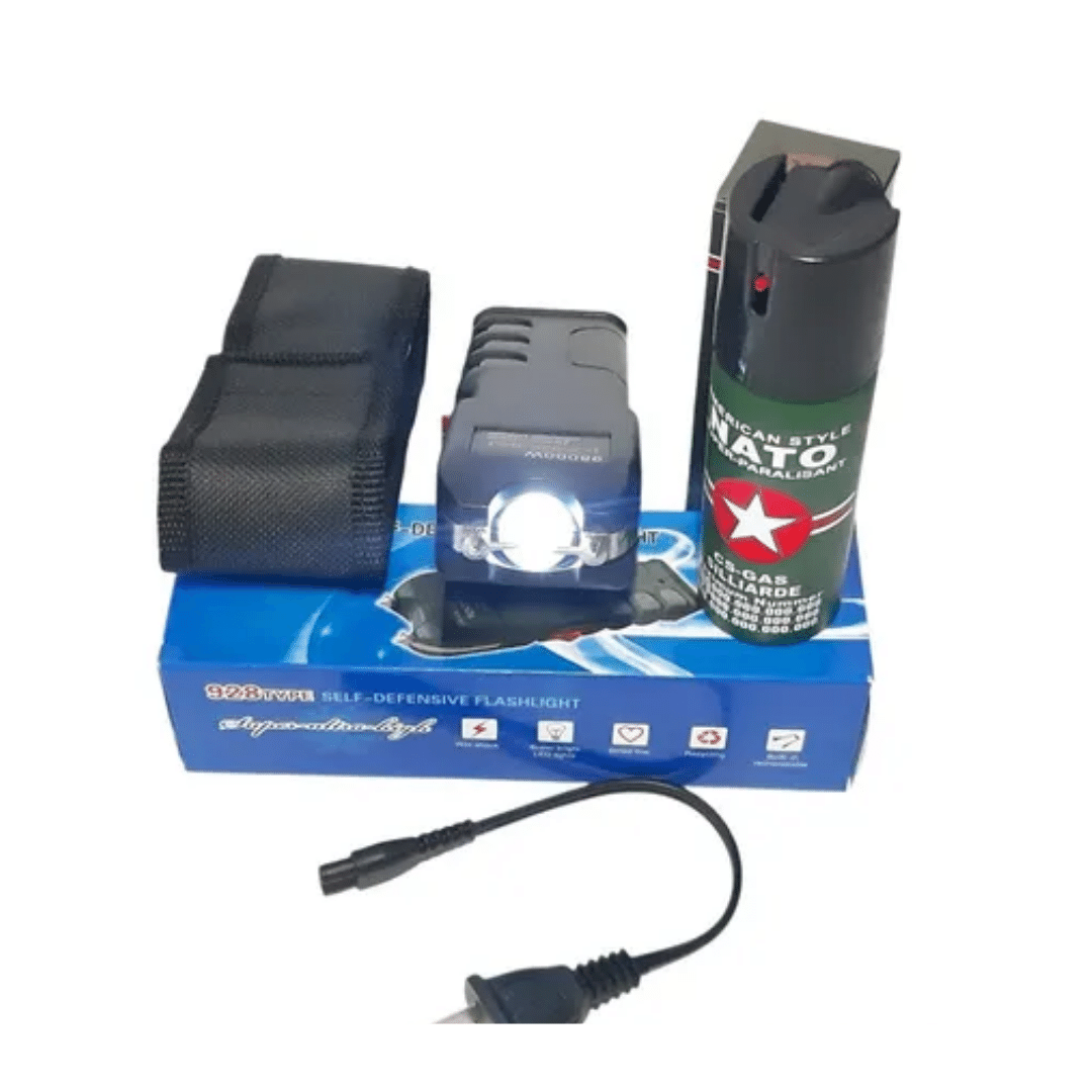 Linterna Recargable Tase 928 + Gas Pimie