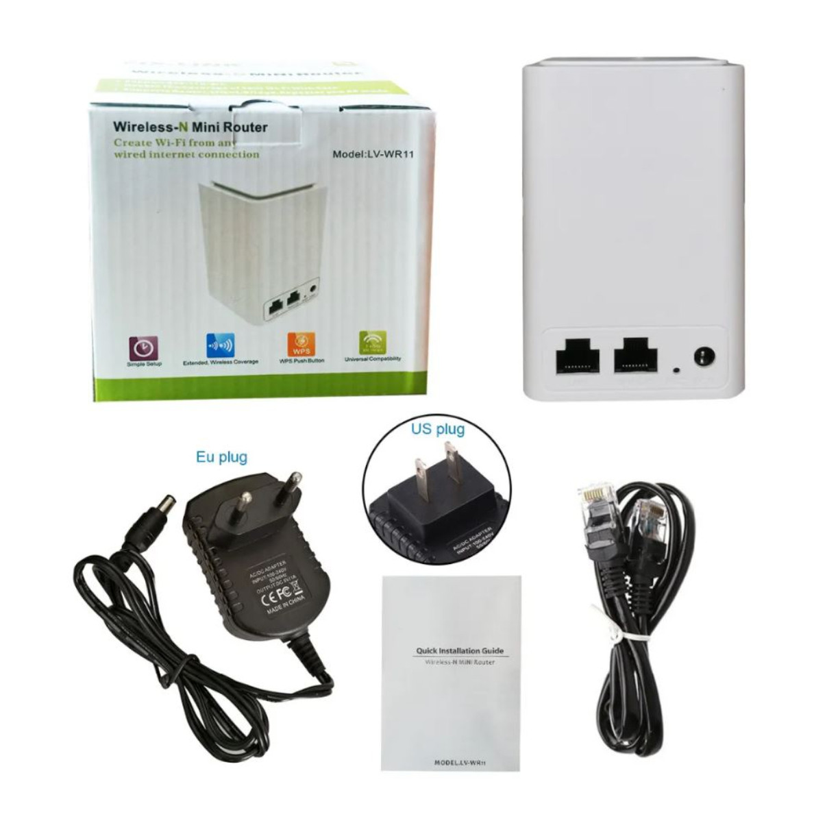 Repetidor Lv-wr11 300Mbps 2 puertos RJ45 - Imagen 3