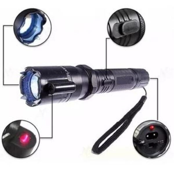 Linterna Taser Con Láser Eléctrica