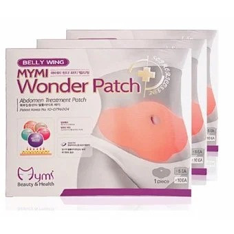 5 Parches Reductores Abdomen Wonder patc