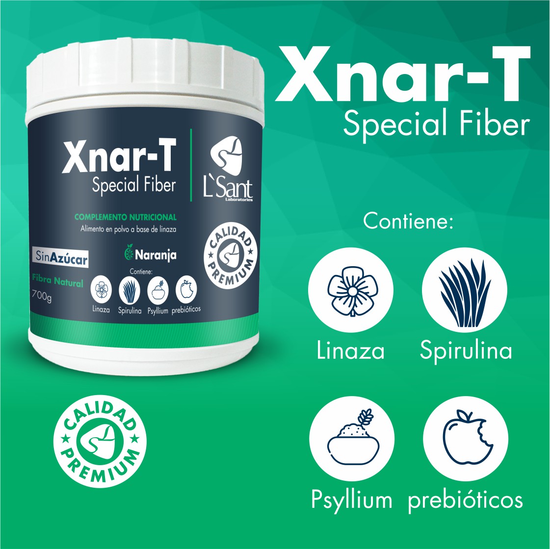 Fibra natural colon xnart