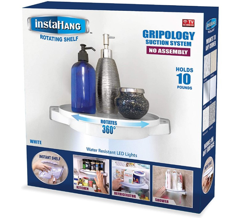 Estante organizador esquinero giratorio