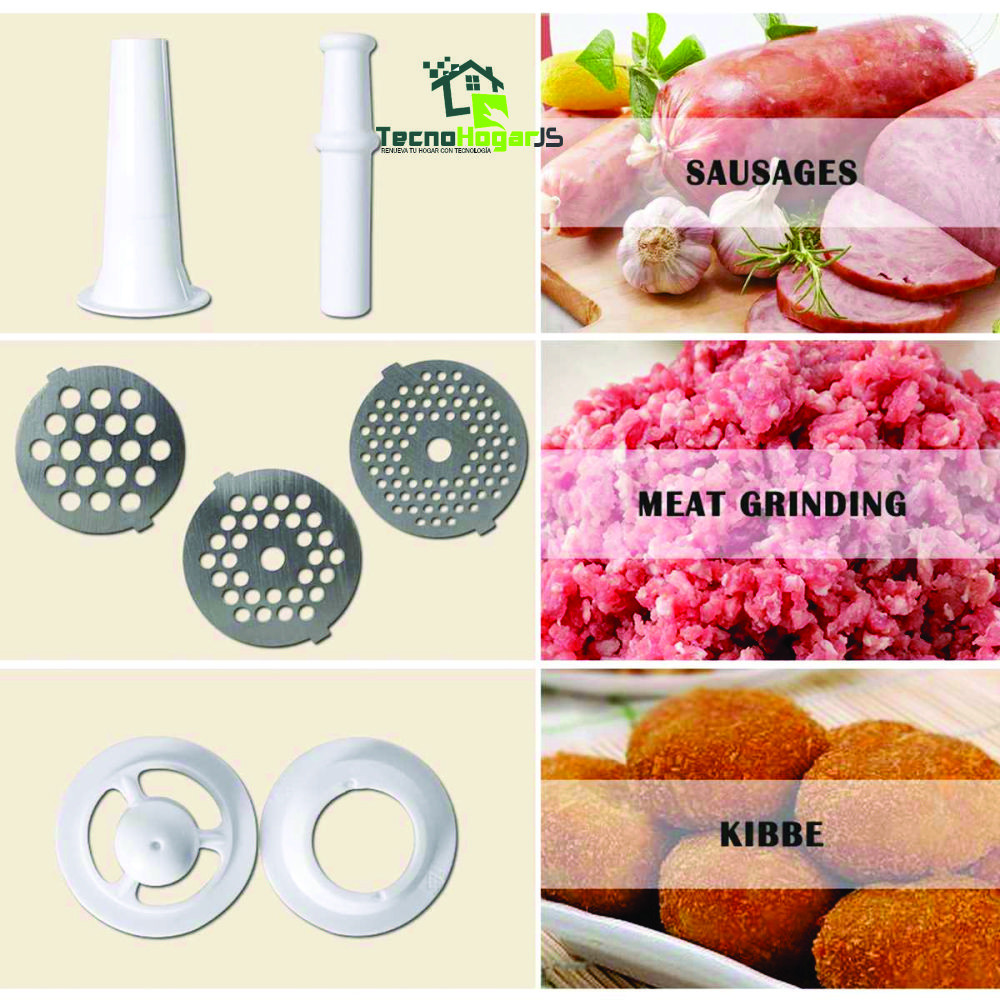 Molino Electrico Picador De Carne 1200W - Imagen 2