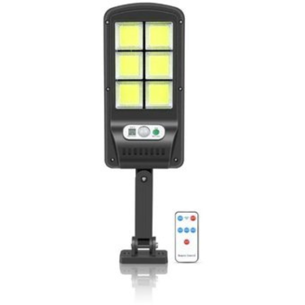 lampara panel solar con sensor ycontrol