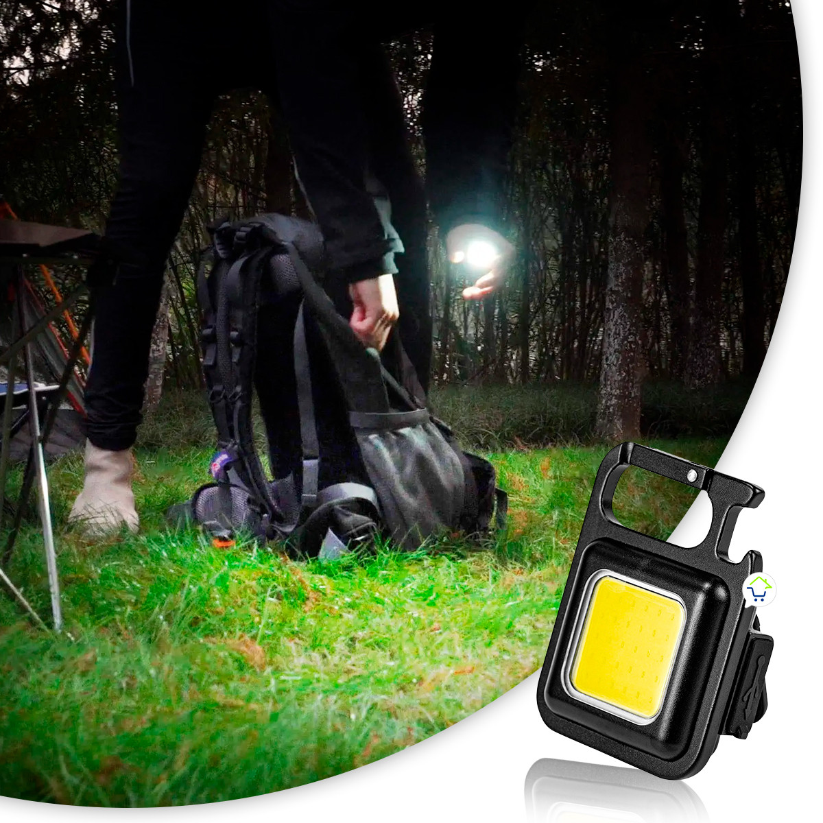 Mini Linterna Led Llavero Portátil C18