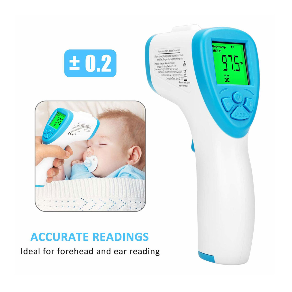 Termometro Digital Infrarojo  Corporal