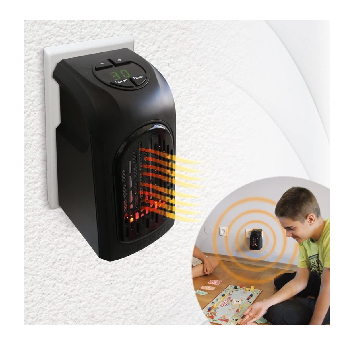 Calentador Ambiente Portátil Calefacción - Imagen 2