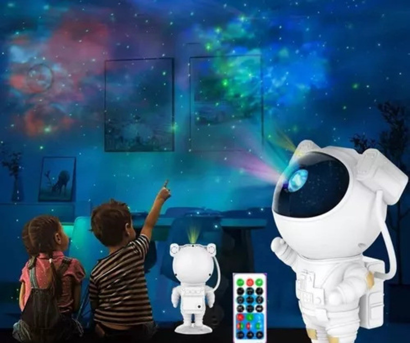 Astronauta Proyector De Estrellas Galaxi