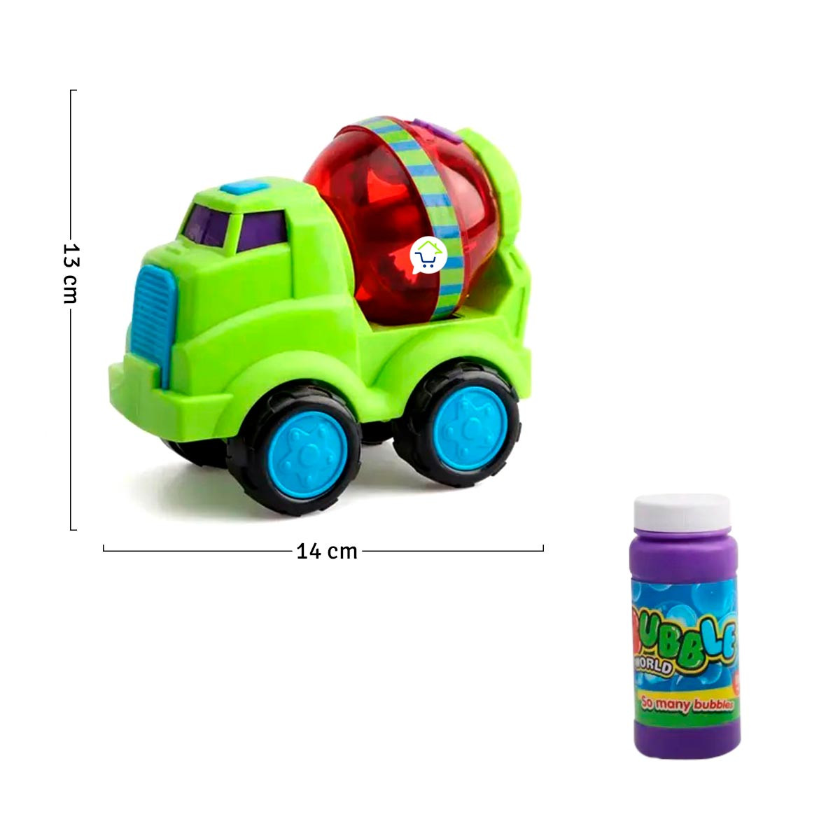 Máquina De Burbujas Camión Mezclador 012 - Imagen 3