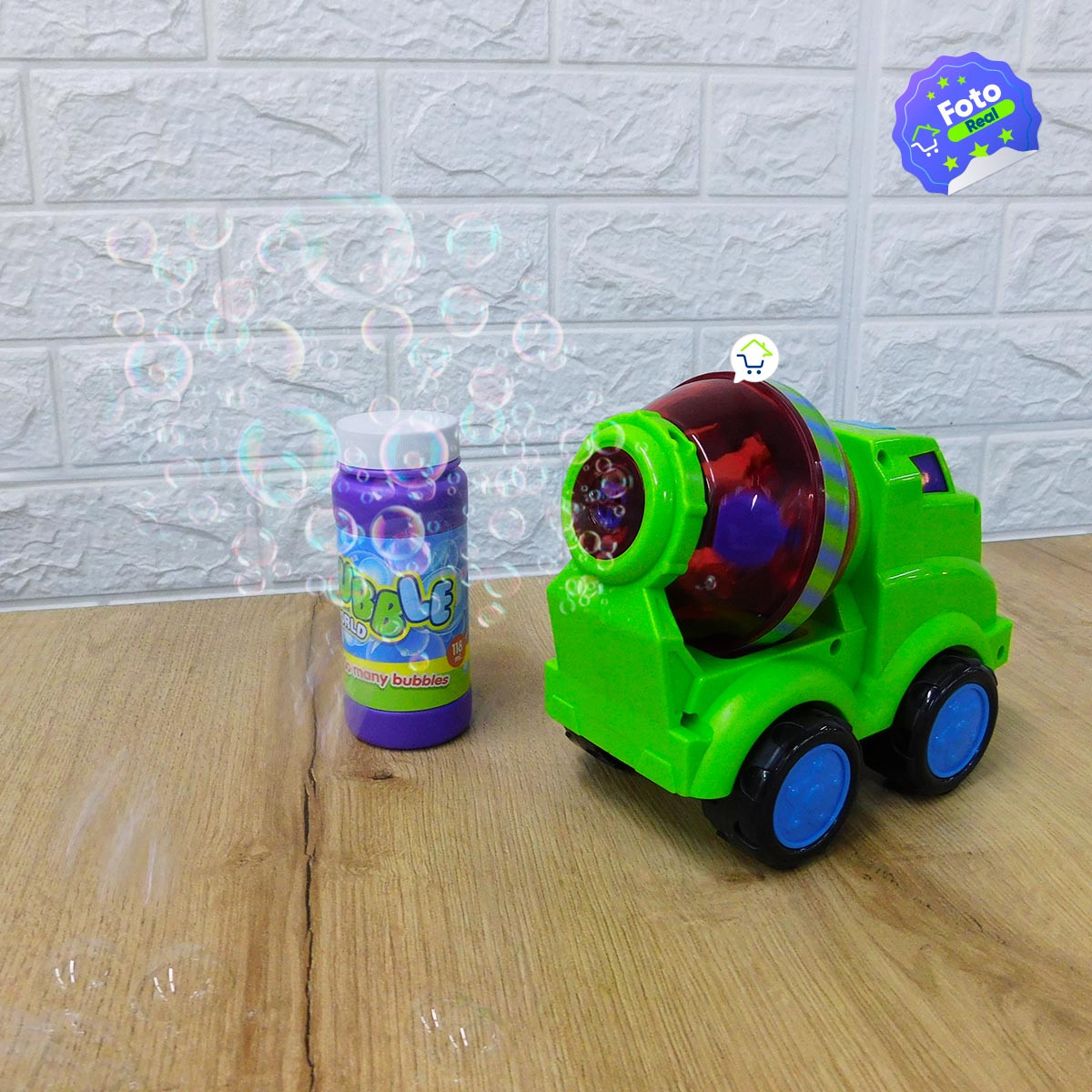 Máquina De Burbujas Camión Mezclador 012 - Imagen 4