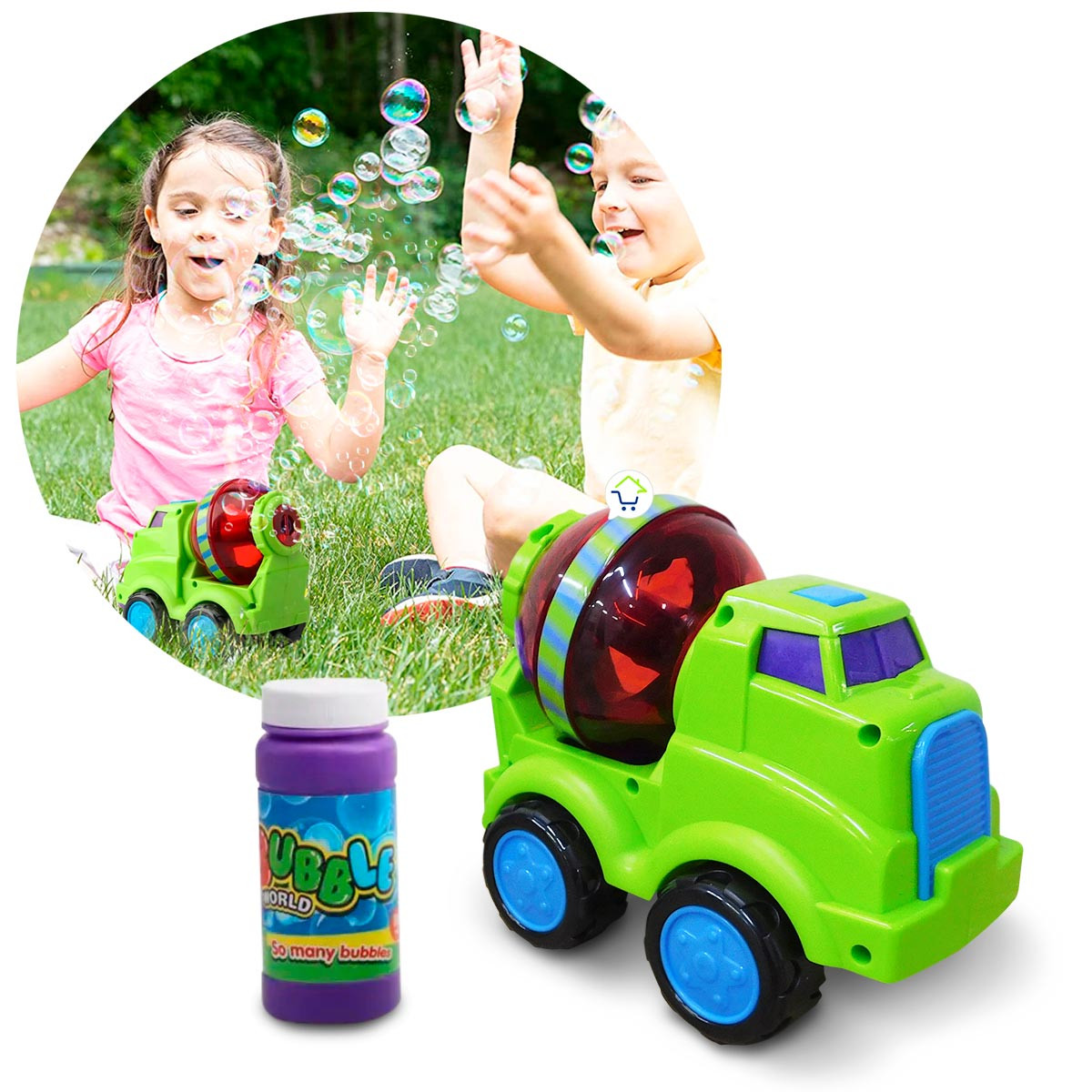 Máquina De Burbujas Camión Mezclador 012 - Imagen 6