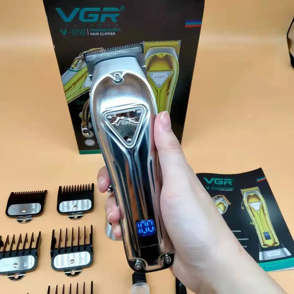 Maquina Peluquera Inalámbrica Con Base V - Imagen 3