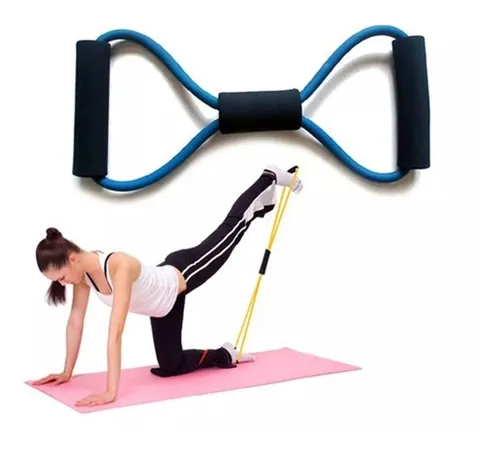 THERATUBO ELASTICO CON AGARRADERAS EN OCHO