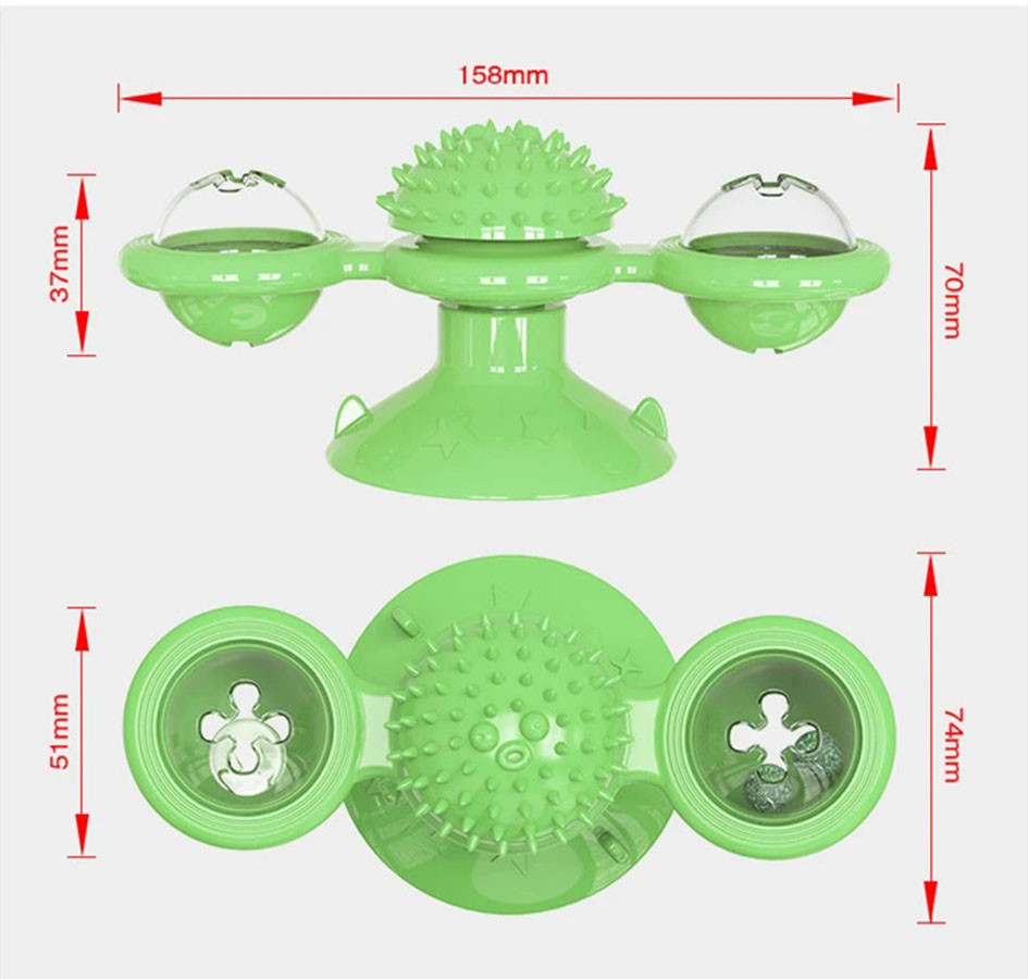 Juguete Giratorio Para Gato Con Luz Y Ye - Imagen 4