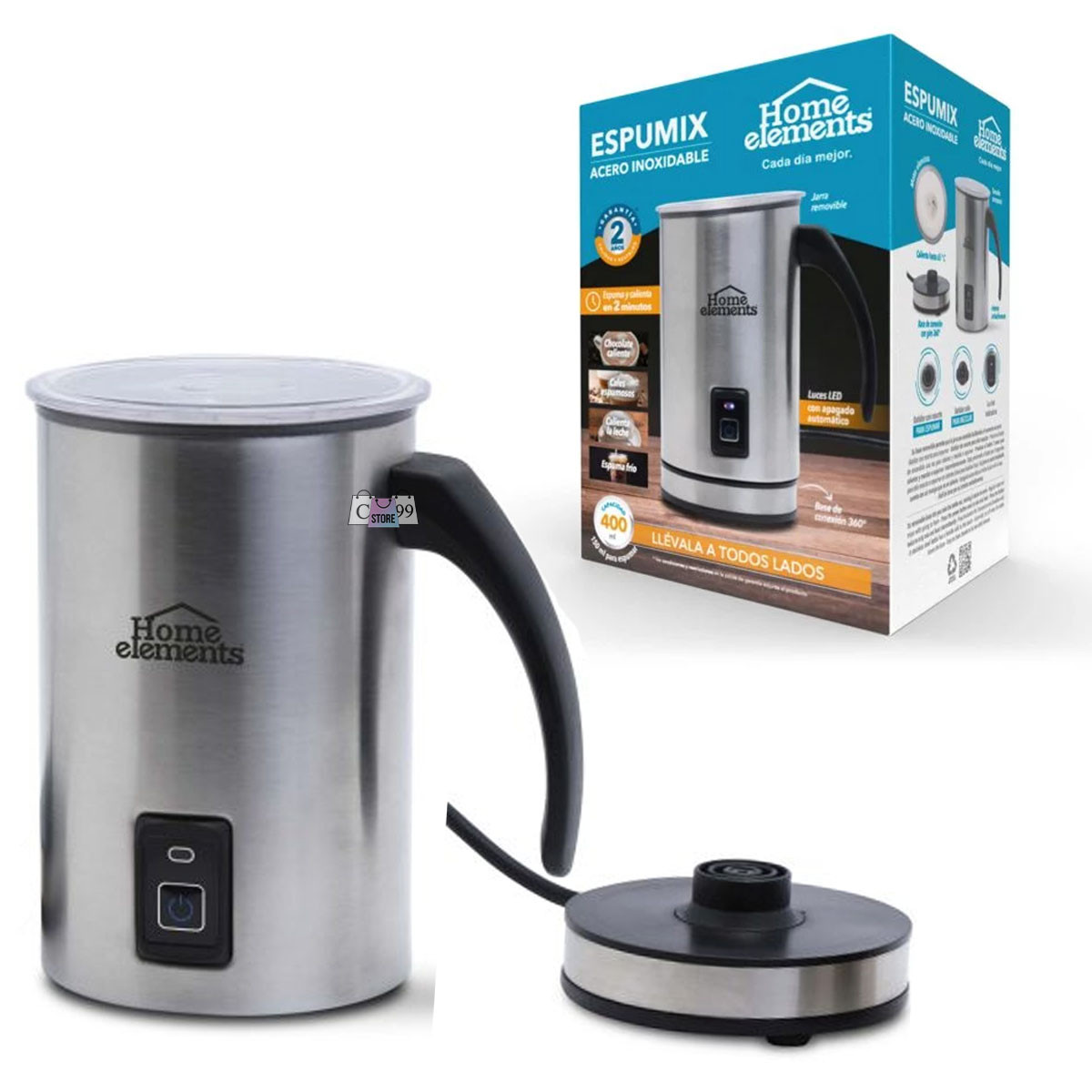 Cafetera Olleta Espumix Home Elements