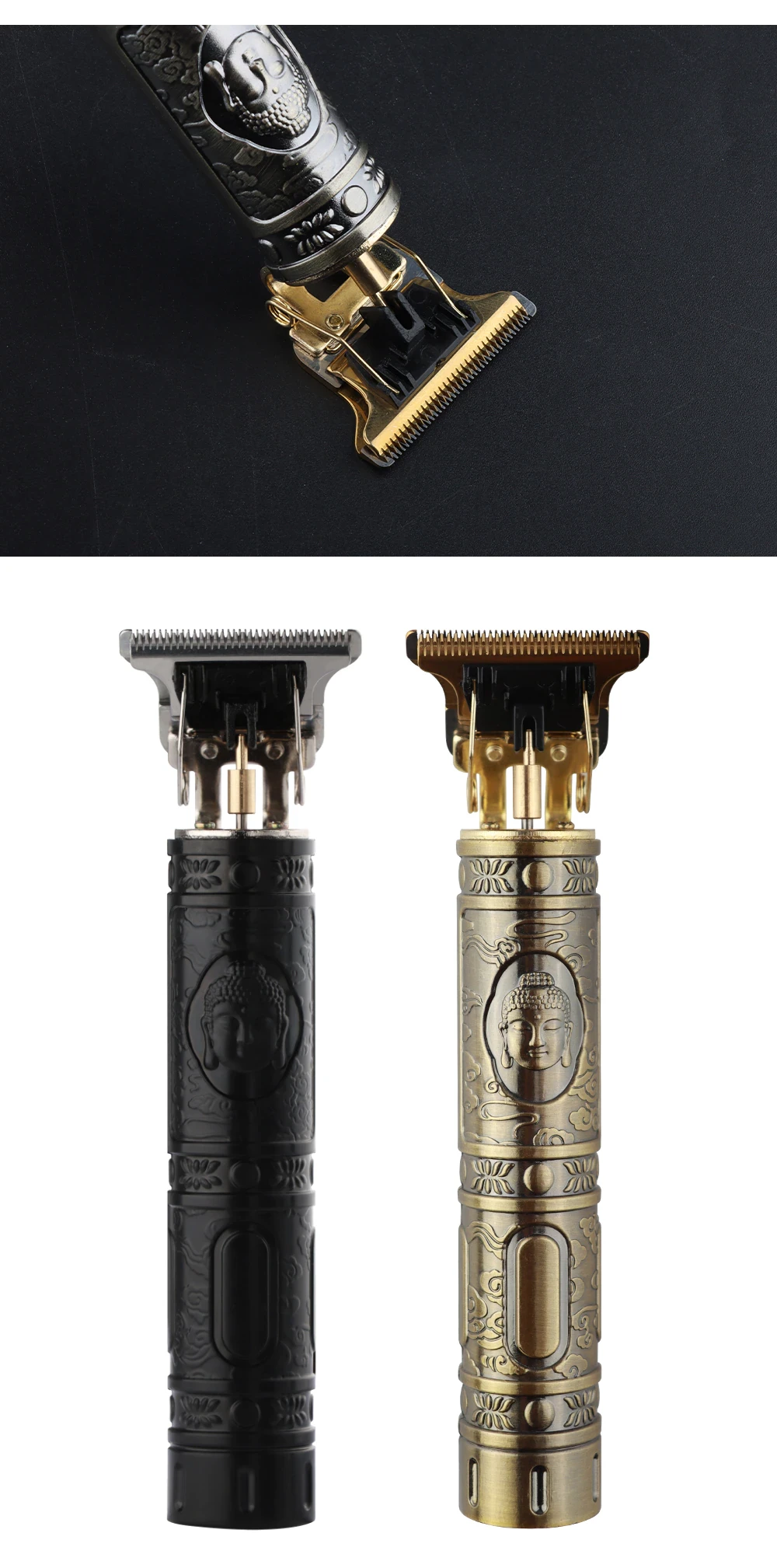 Barbera Metálica Negra Vintage Ligera Pr - Imagen 8