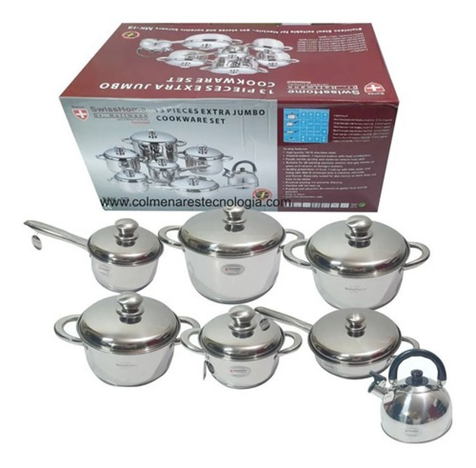 Bateria De Ollas Juego De 13 Piezas Swis