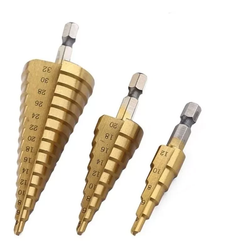 BROCAS ESCALONADAS POR JUEGO DE 3 UNIDAD