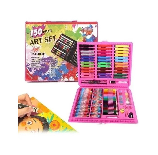 Set Arte Niños Maleta 150 Piezas Crayón