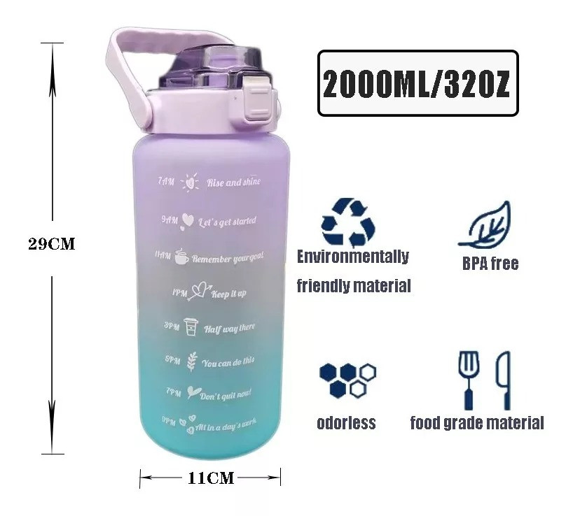 TERMO AGUA 2 LITROS MAS STICKER