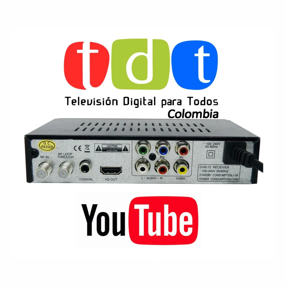 Decodificador Tdt Antena Wifi Youtube - Imagen 3