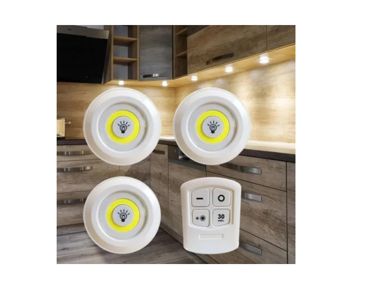 Lámpara Inalámbricas De Luces Led x3 und