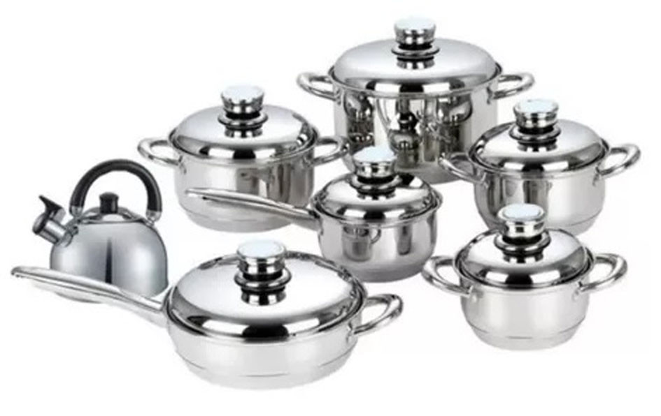 Batería Ollas Acero Quirúrgico Juego 13