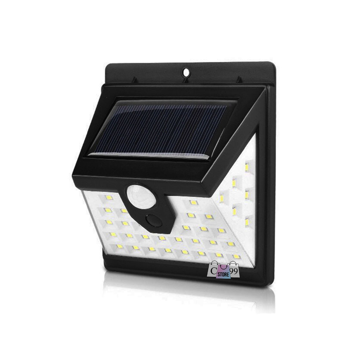 Lampara solar 40 Leds De Pared