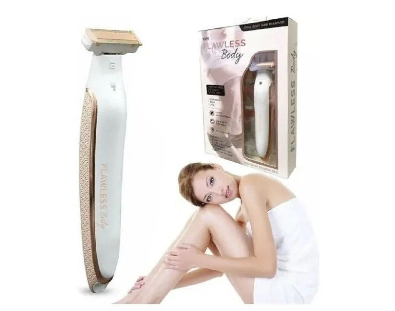 Depilador Recargable Flawless Body Bikin