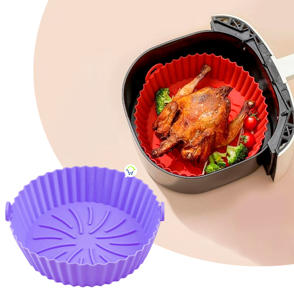 Cesta Silicona Freidora Air Fryer FSA01