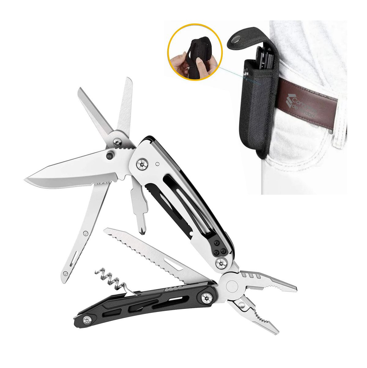 Multi Herramienta 21 en 1 con estuche