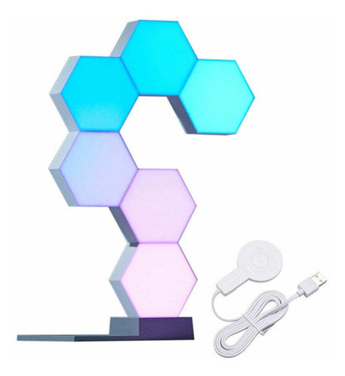 Lámpara Cuántica Led De 6 Bloques