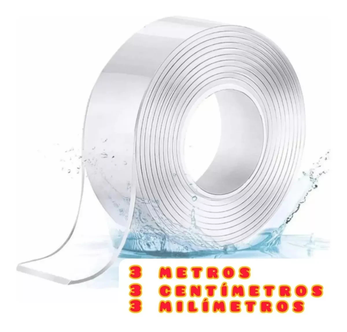 Cinta Adhesiva Gel Removible Lavable 3M