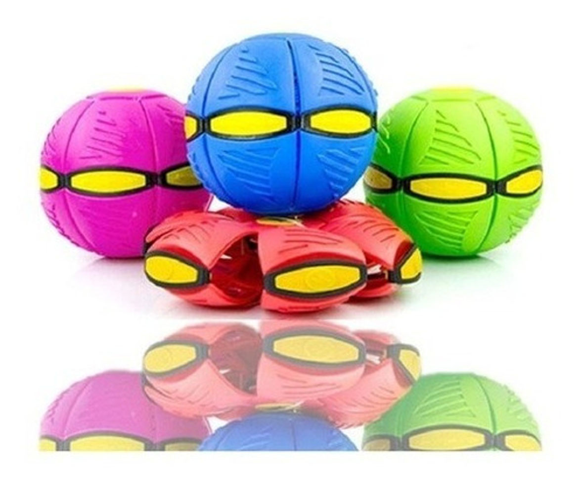 Flying Ufo Flat Throw Disc Ball Led Ligh