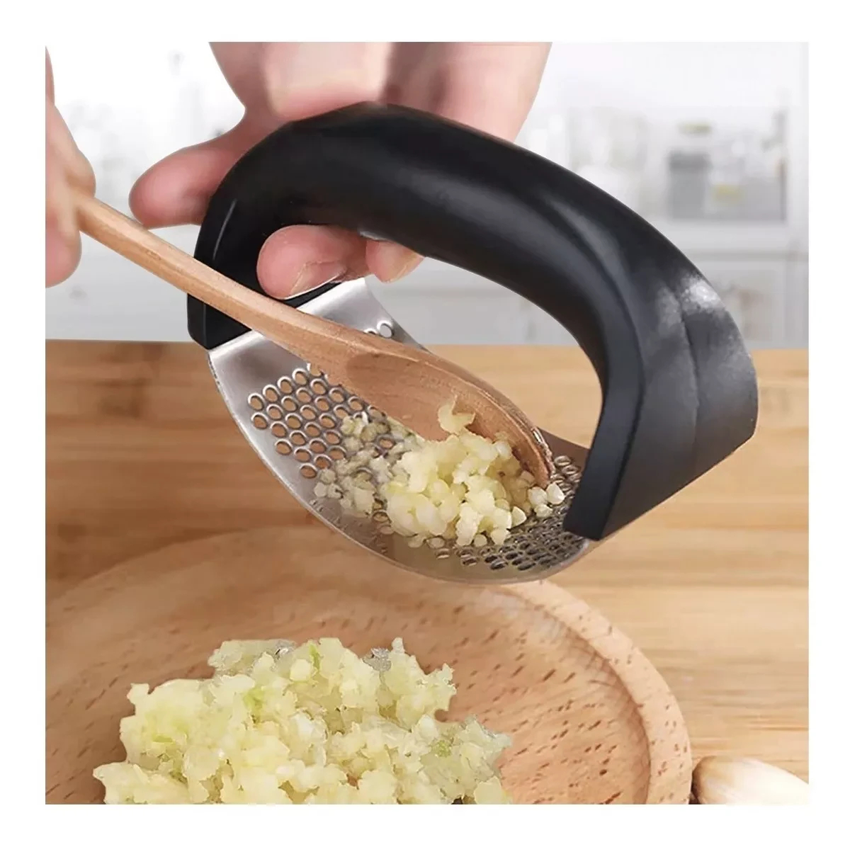 Prensa Trituradora Ajos Acero Inoxidable - Imagen 2