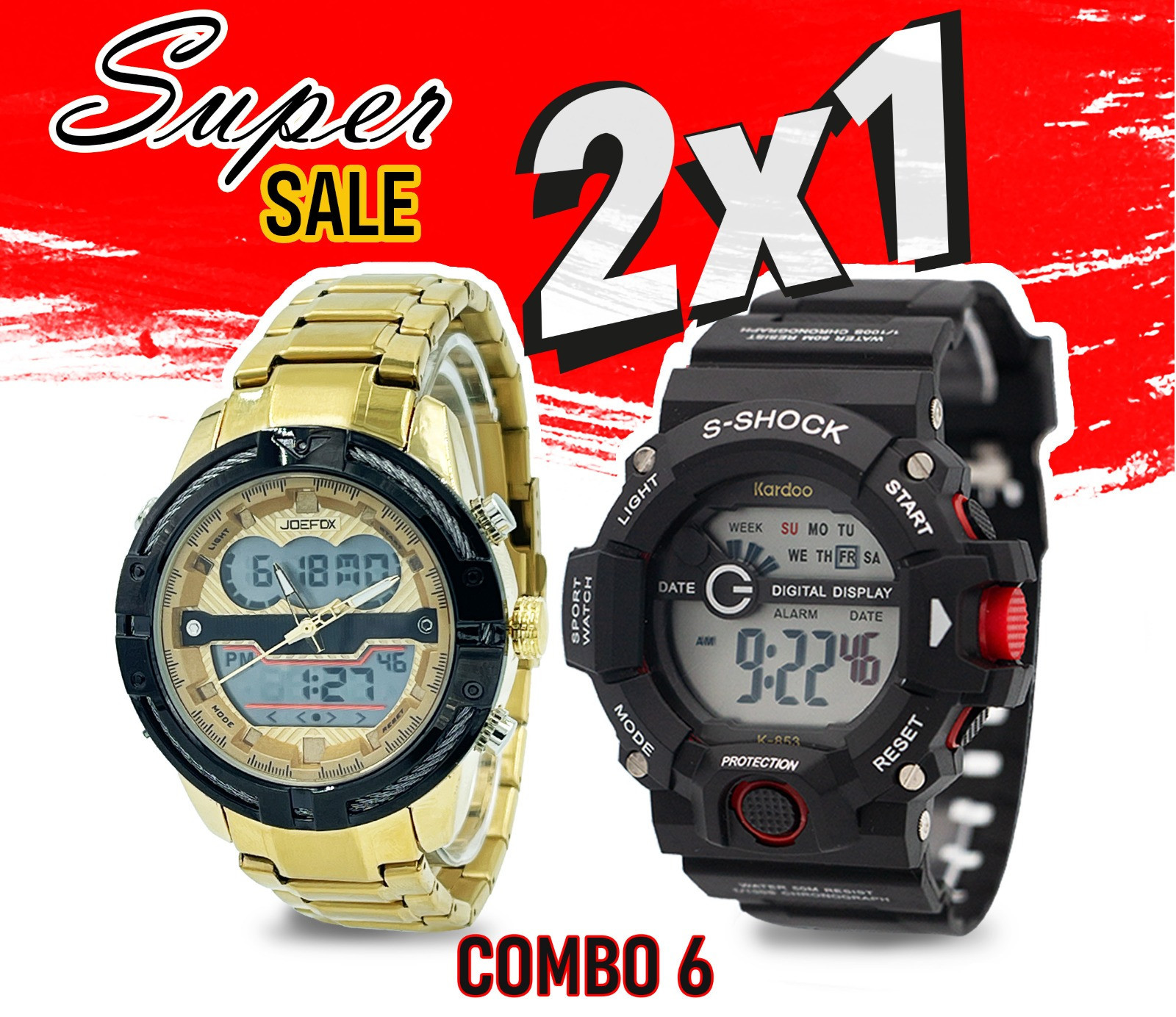 1808BG COMBO 6 - JOEFOX  PROMOCIÓN 2 X 1