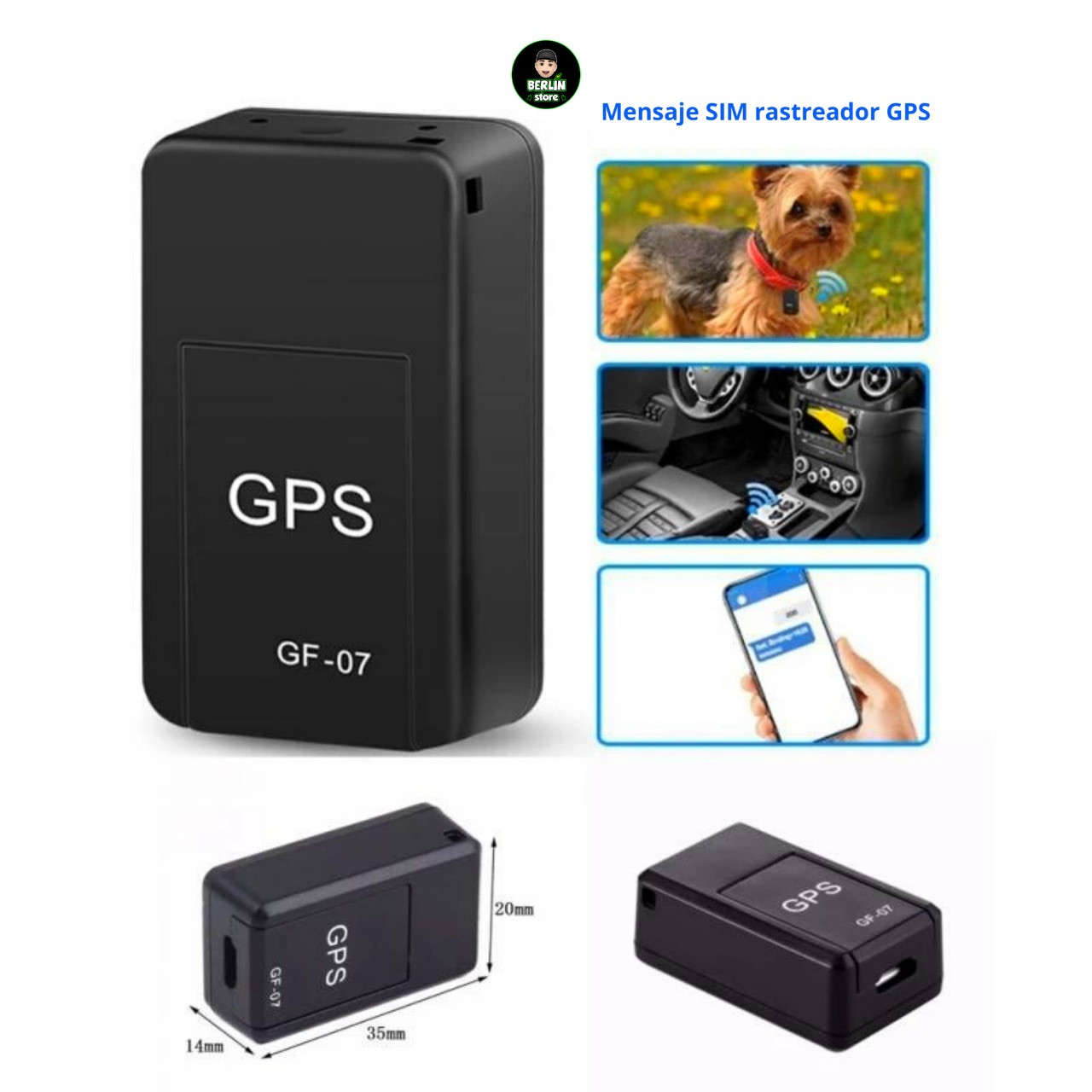 MINI GPS LOCALIZADOR Magnético Antipérdi