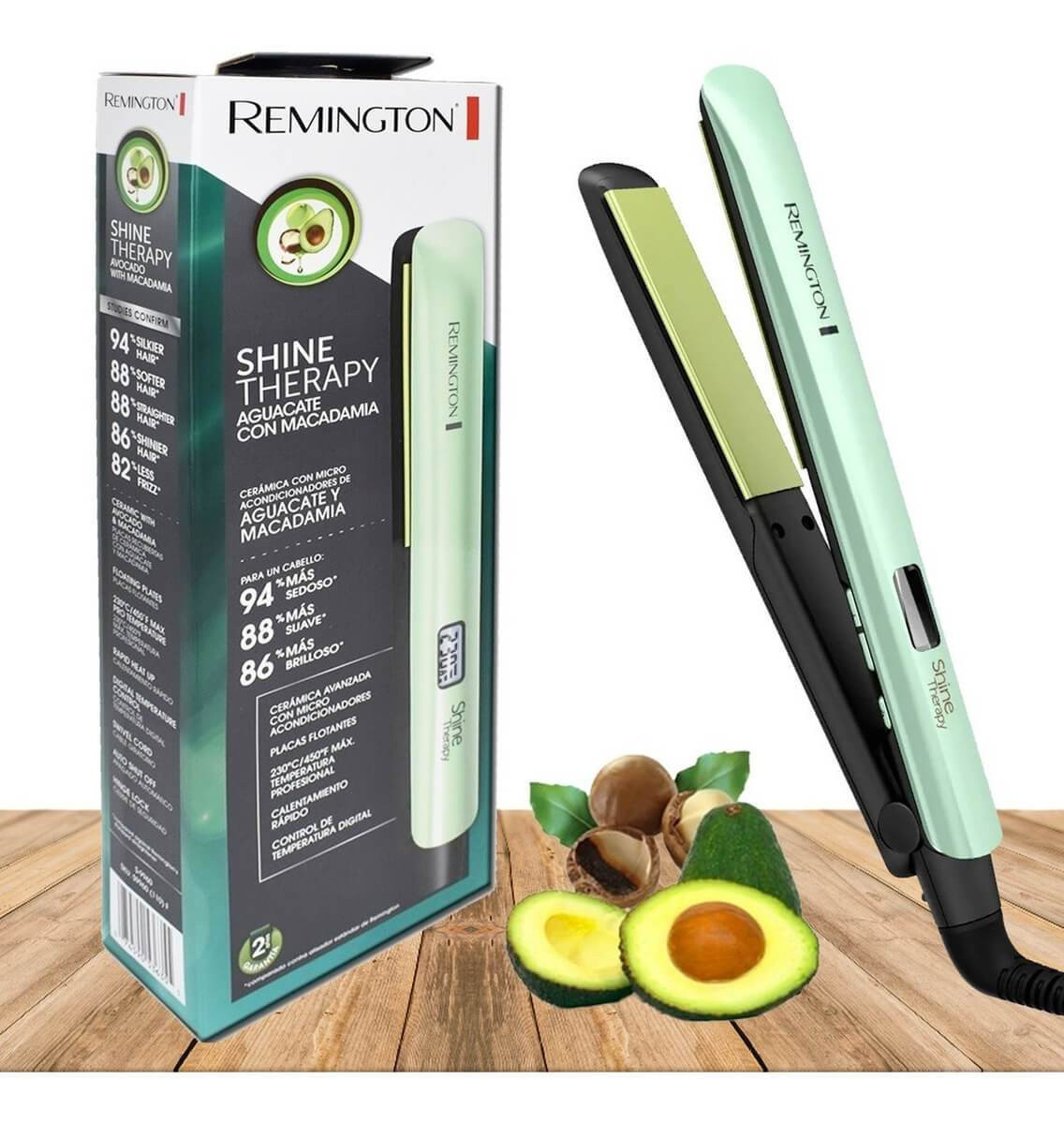Plancha profesional Remington aguacate