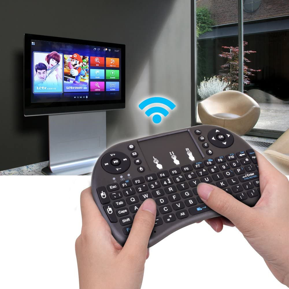 Mini teclado control para TV inalámbrico