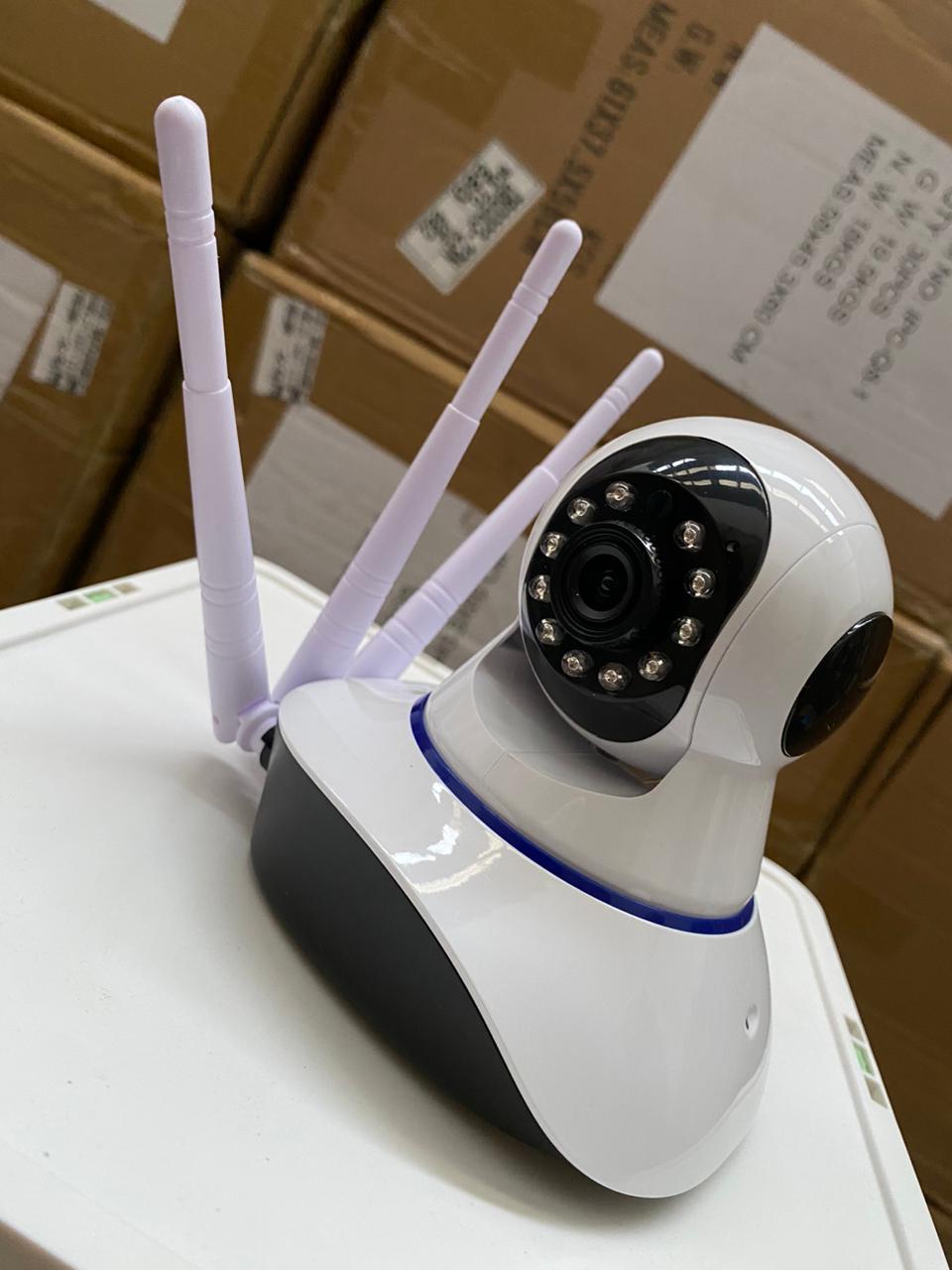 camara de segurida 3 antenas wifi