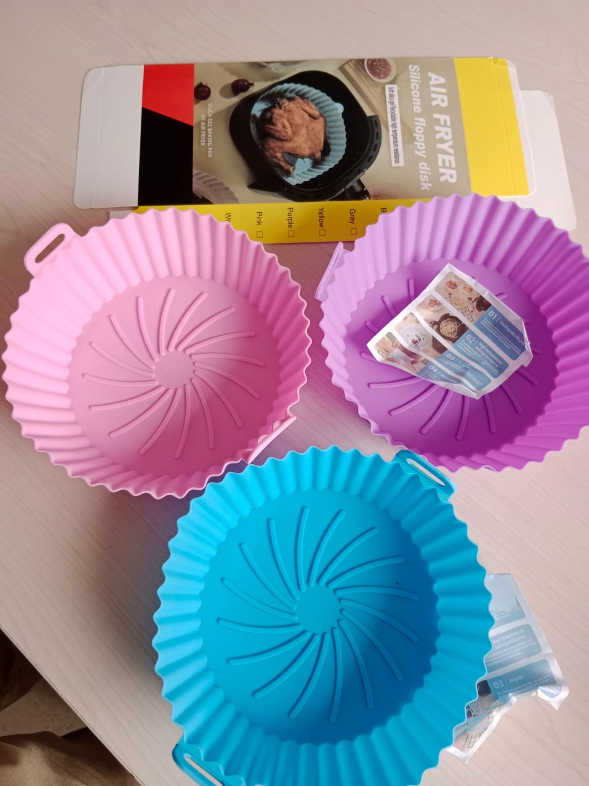 Canastilla Cesta Silicona Olla Freidora