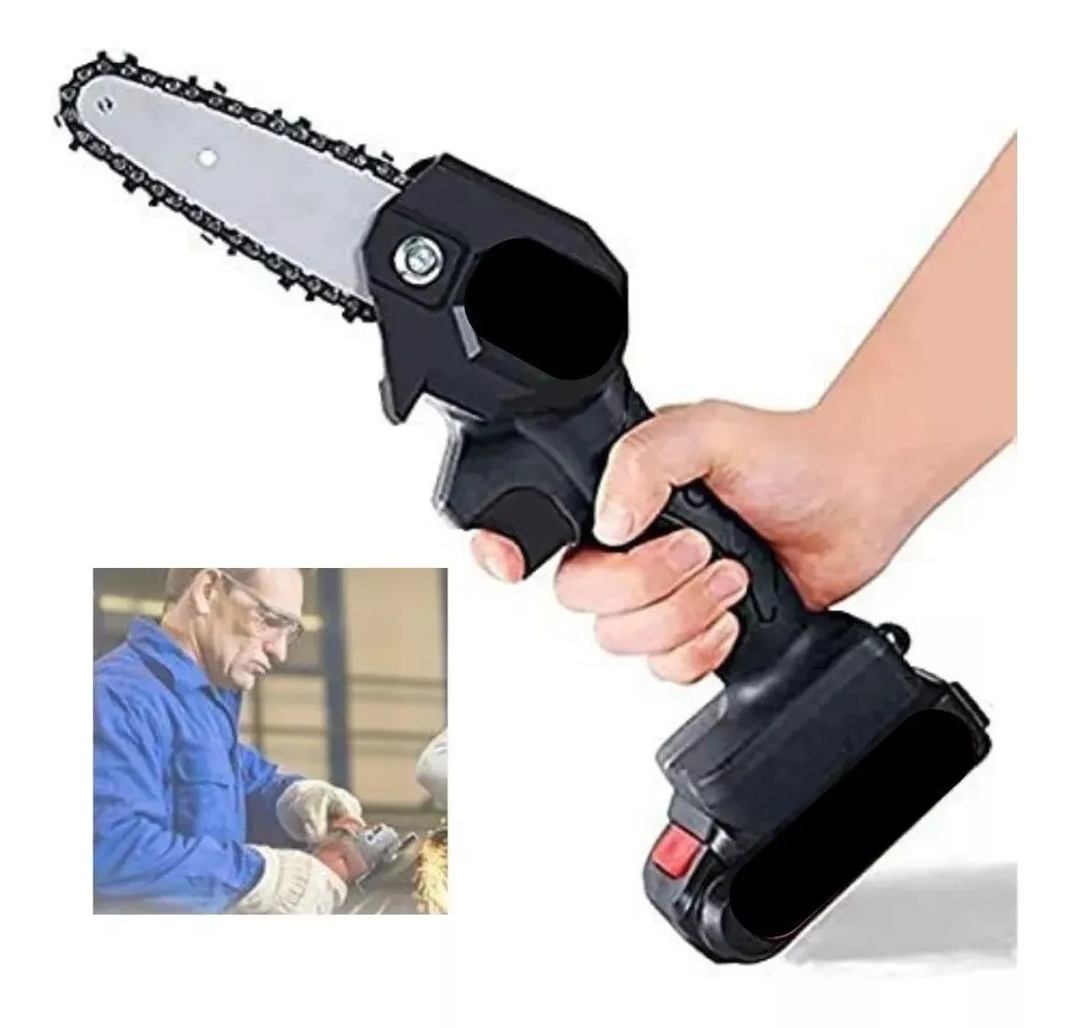 Mini Motosierra Eléctrica De Mano