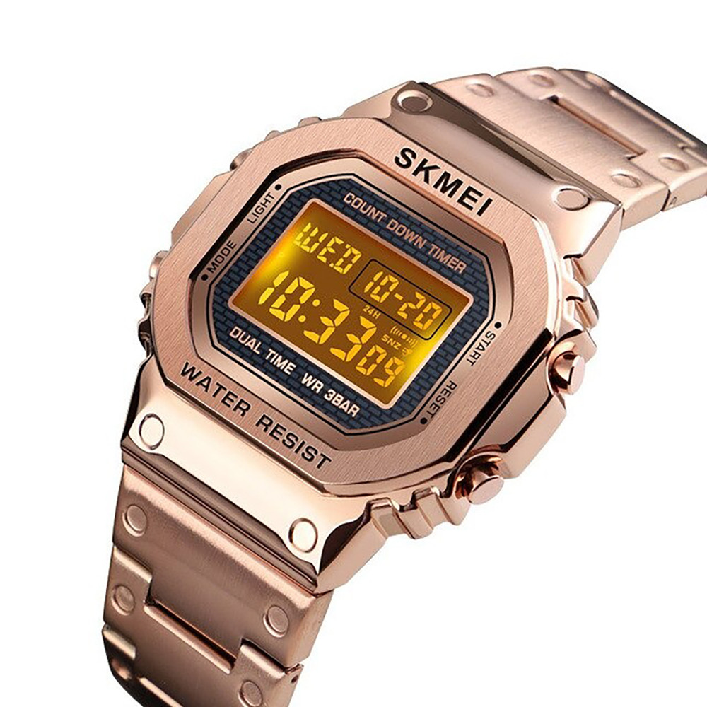Skmei 1456 Tipo Casio - Bronce