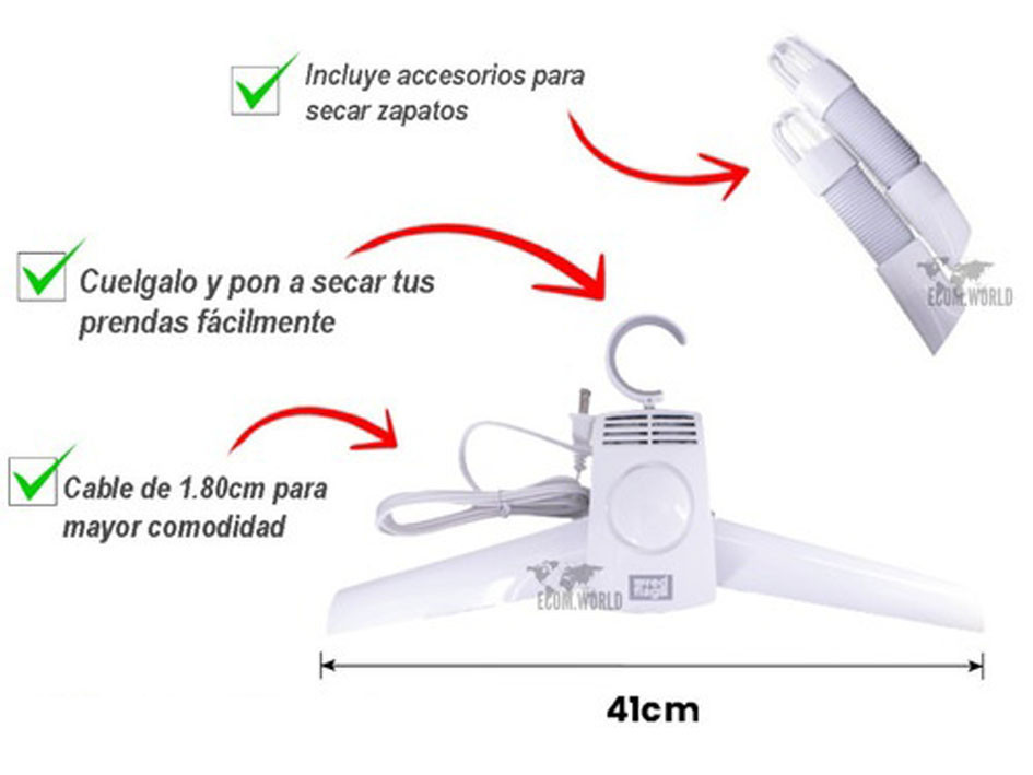 Gancho Secador De Ropa Mini Tendedero Po - Imagen 2
