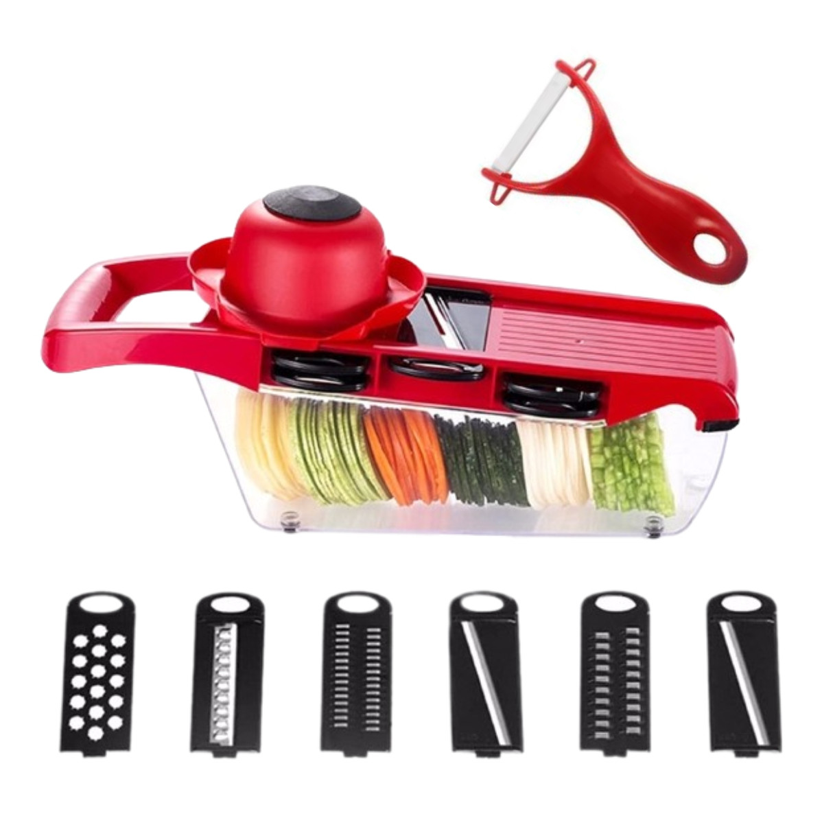 Mandolina 6 En 1 Rallador Pica todo - Imagen 2